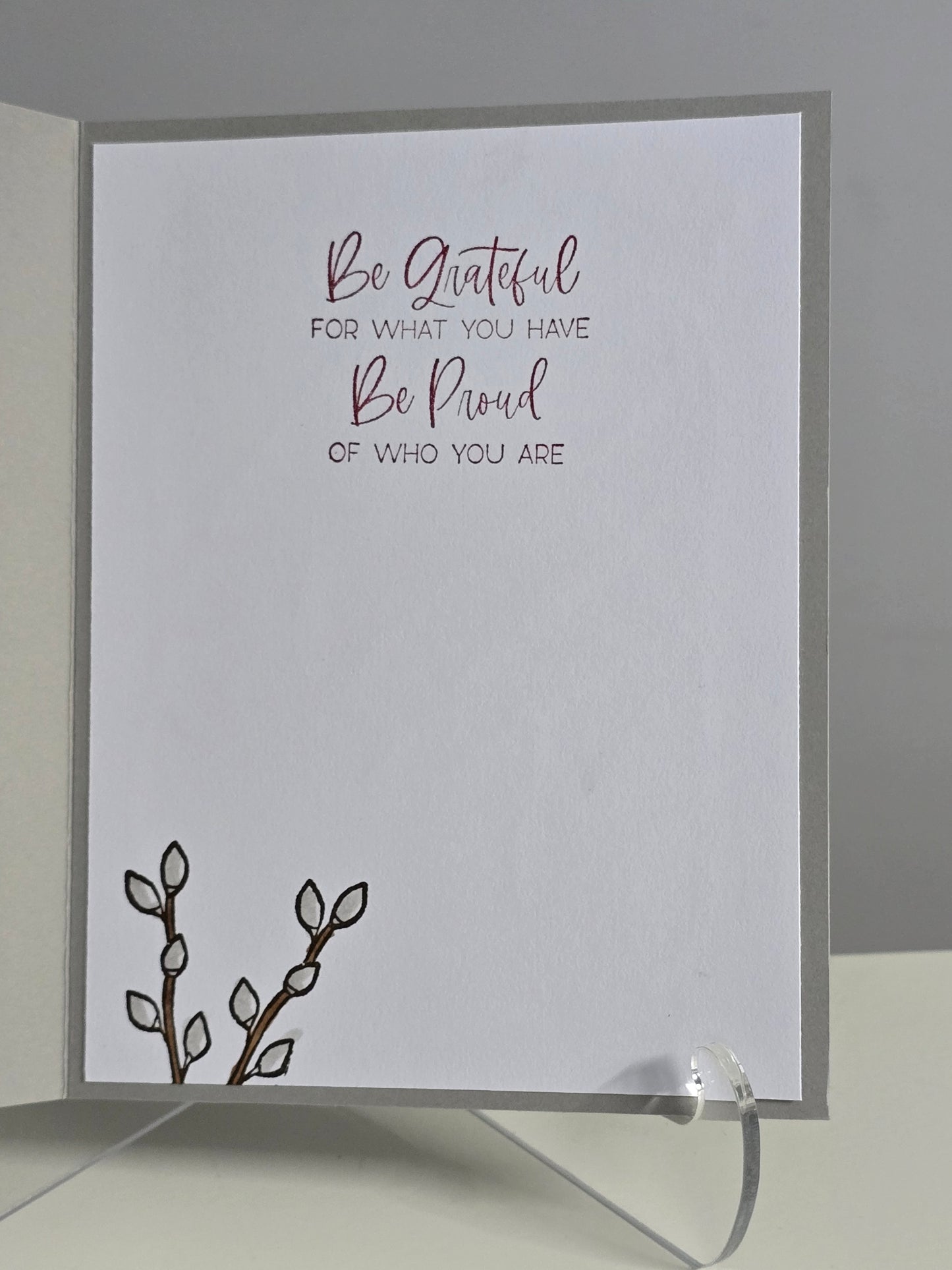 Handmade Missing You Card