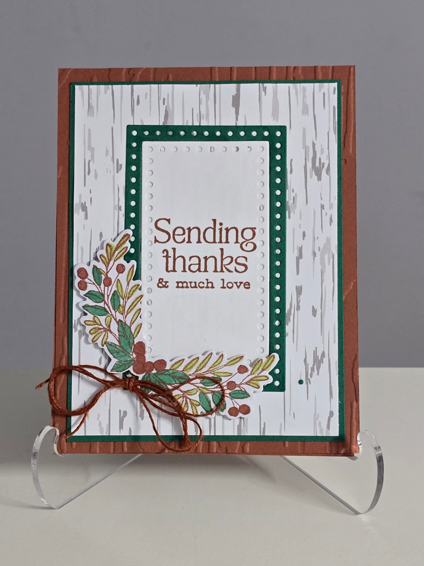 Handmade Thank You Card
