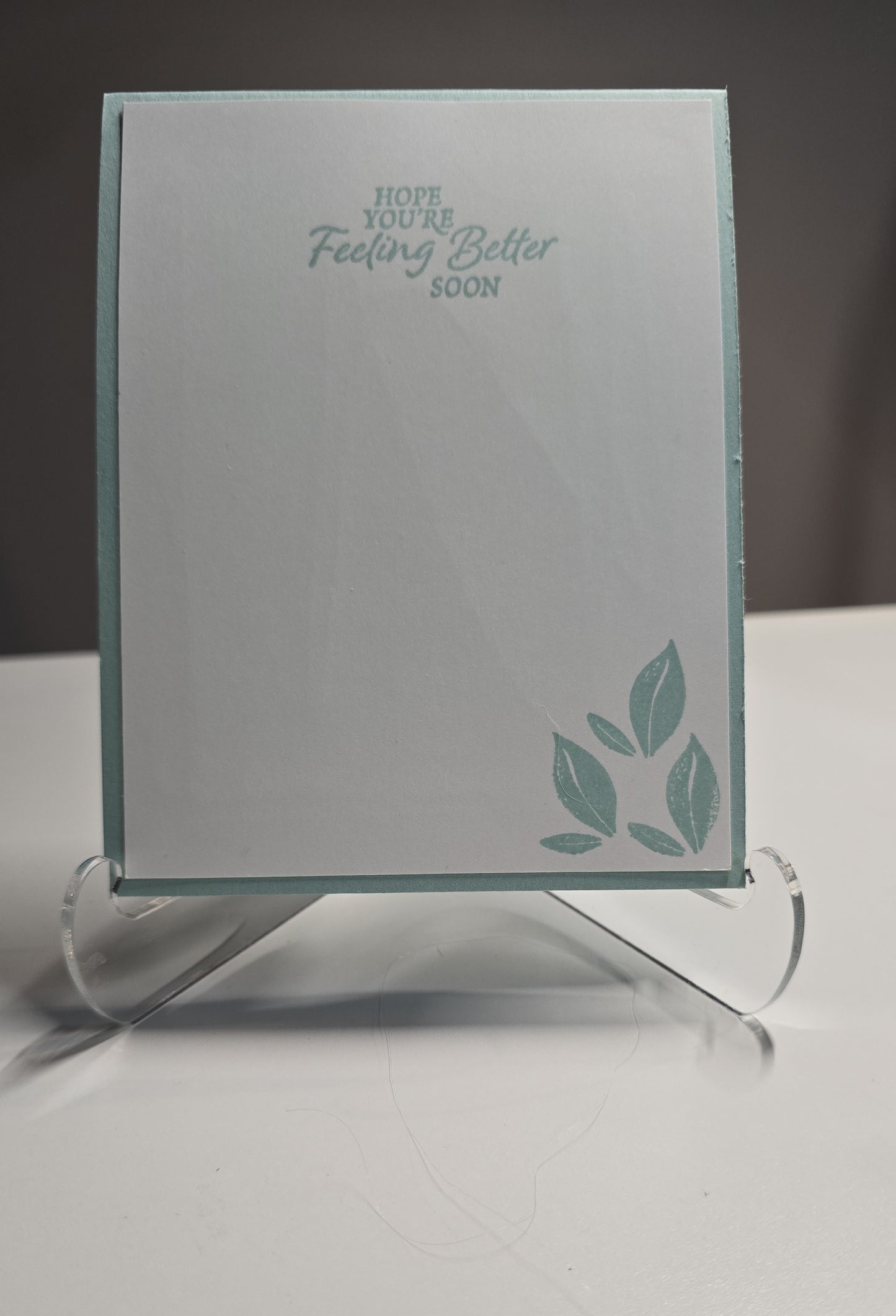 Handmade Get Well Soon Card