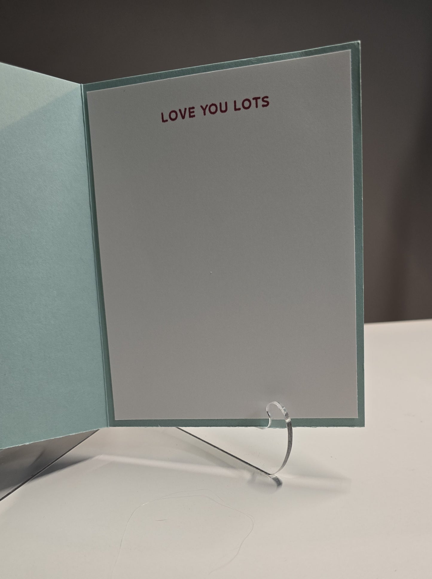 Handmade Love You Card