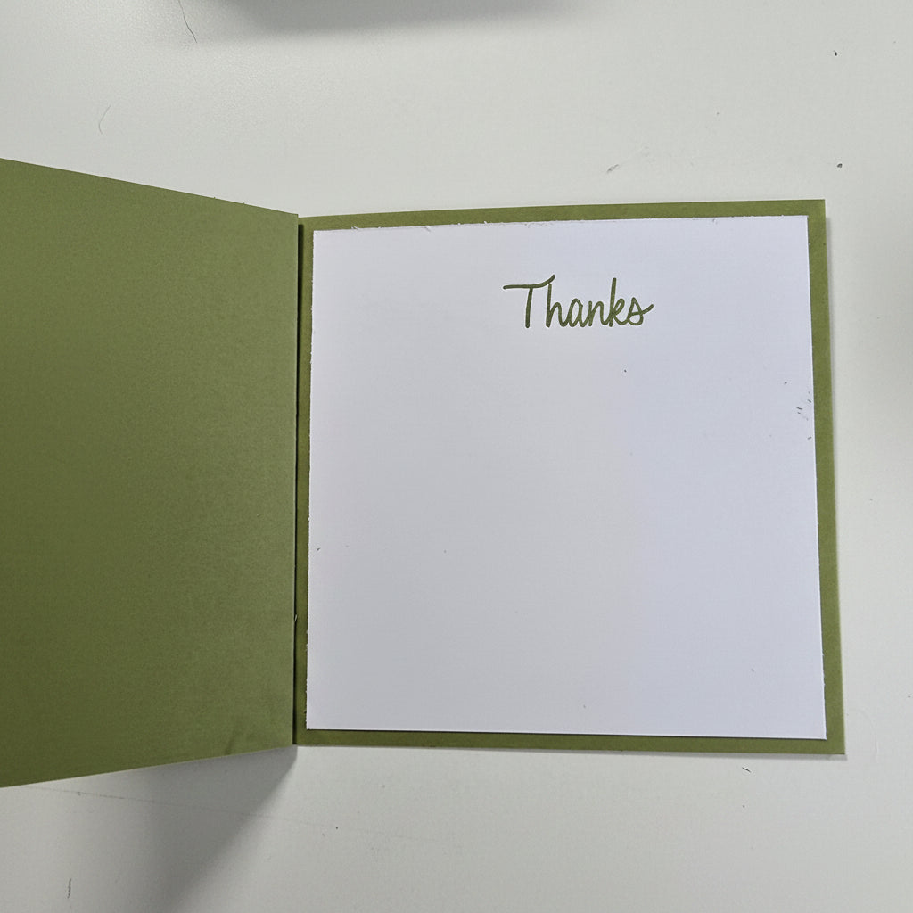 Handmade Thank You Card