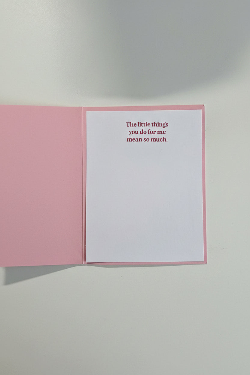 Handmade Thank You Card
