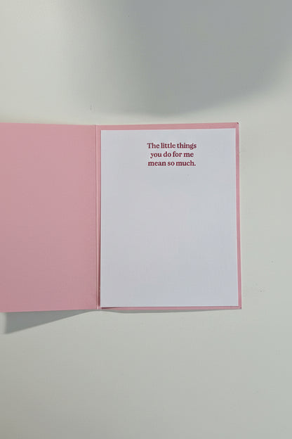 Handmade Thank You Card
