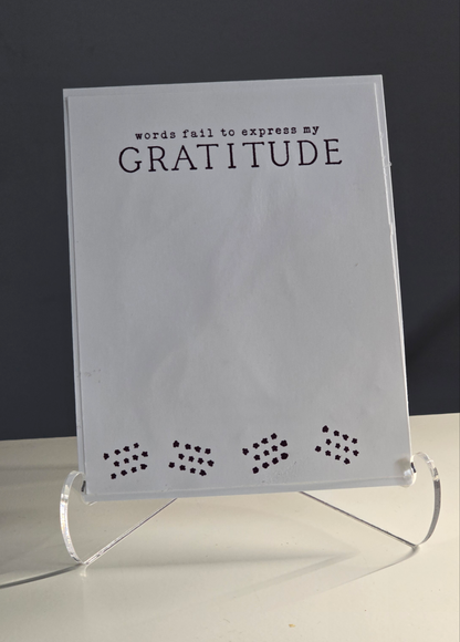 Handmade Thank You Card