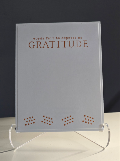 Handmade Thank You Card