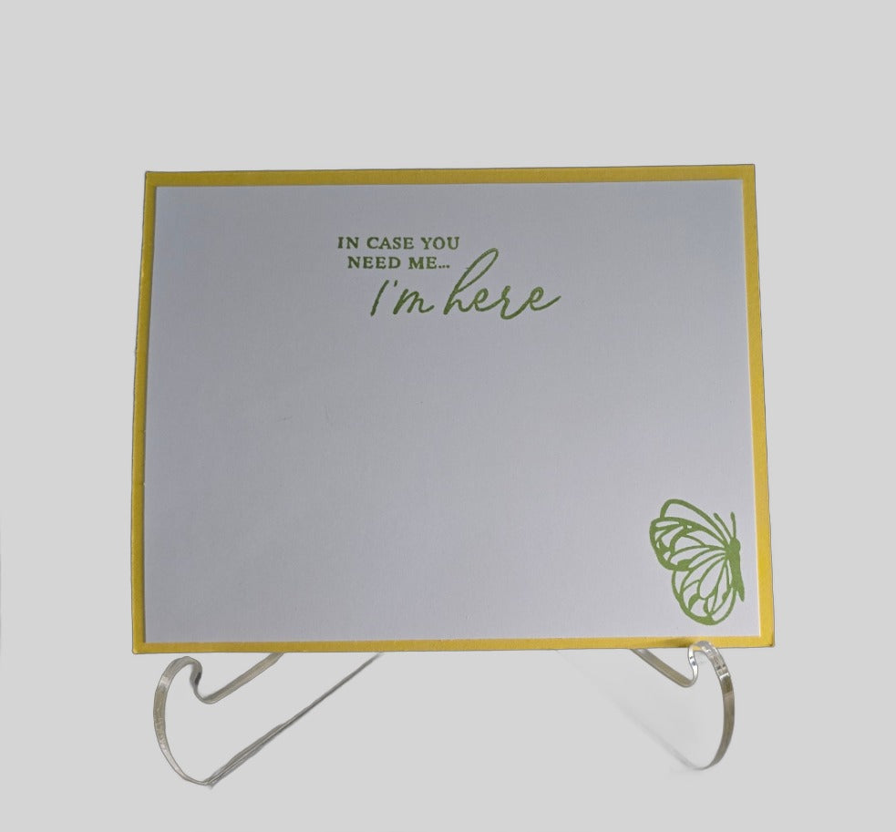 'Hope You're Feeling Better Soon' Butterfly Get Well Card – Handmade
