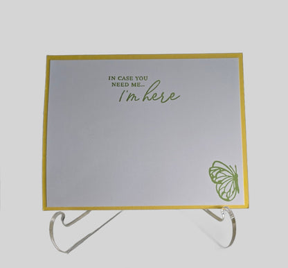 'Hope You're Feeling Better Soon' Butterfly Get Well Card – Handmade